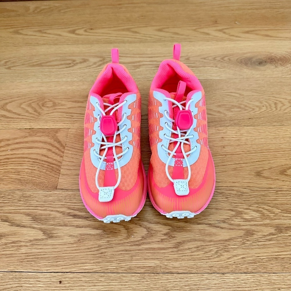 Merrell Kids Agility Peak KDZ Hiking Boot Shoe (Little Kids) in Pink/Orange - Picture 4 of 11